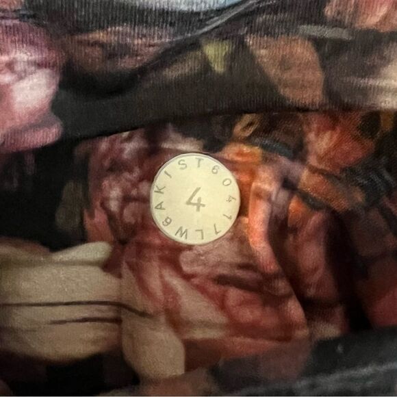 lululemon Womens 4 Peony Multi Fast & Free Crop Leggings - Picture 7 of 7